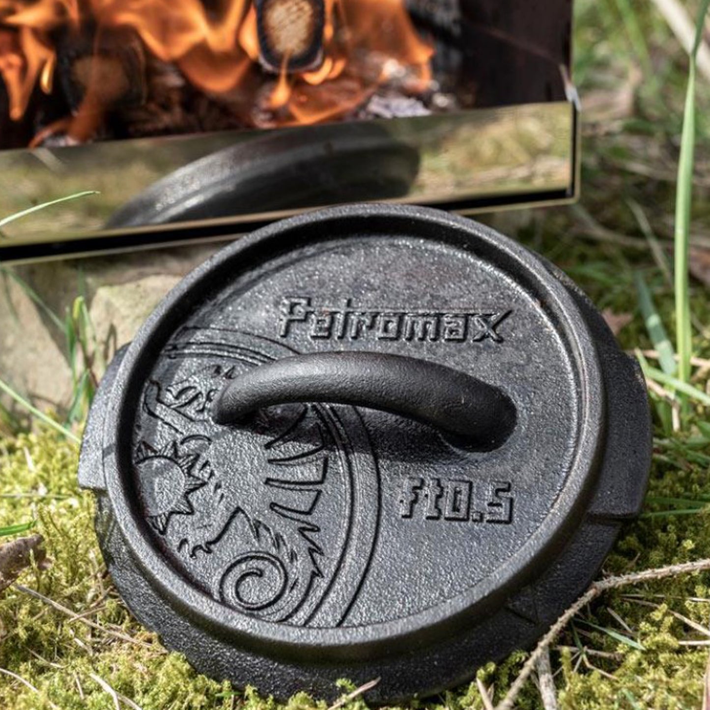 Petromax - Marmite en fonte avec surface plane -  ft0.5-t (sans pieds)