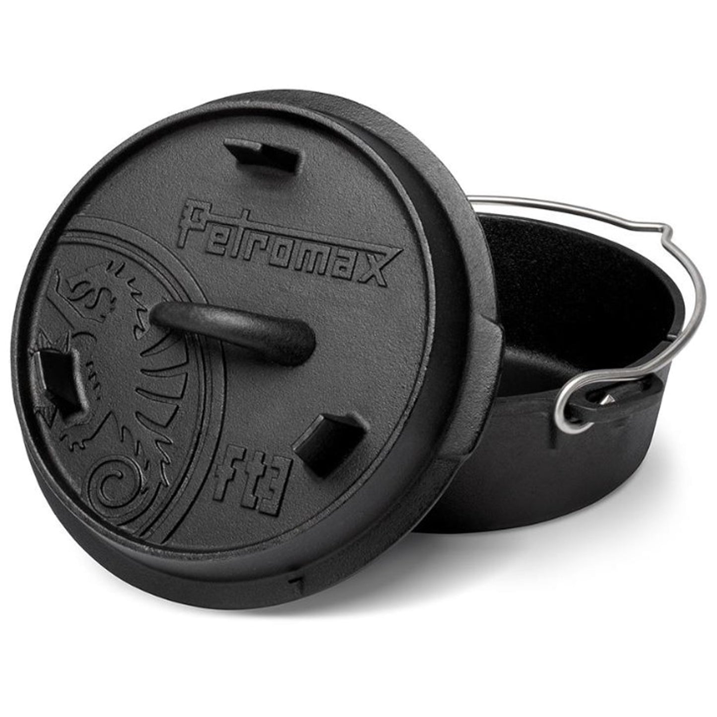 Petromax - Marmite en fonte avec surface plane - ft3-t (sans pieds)