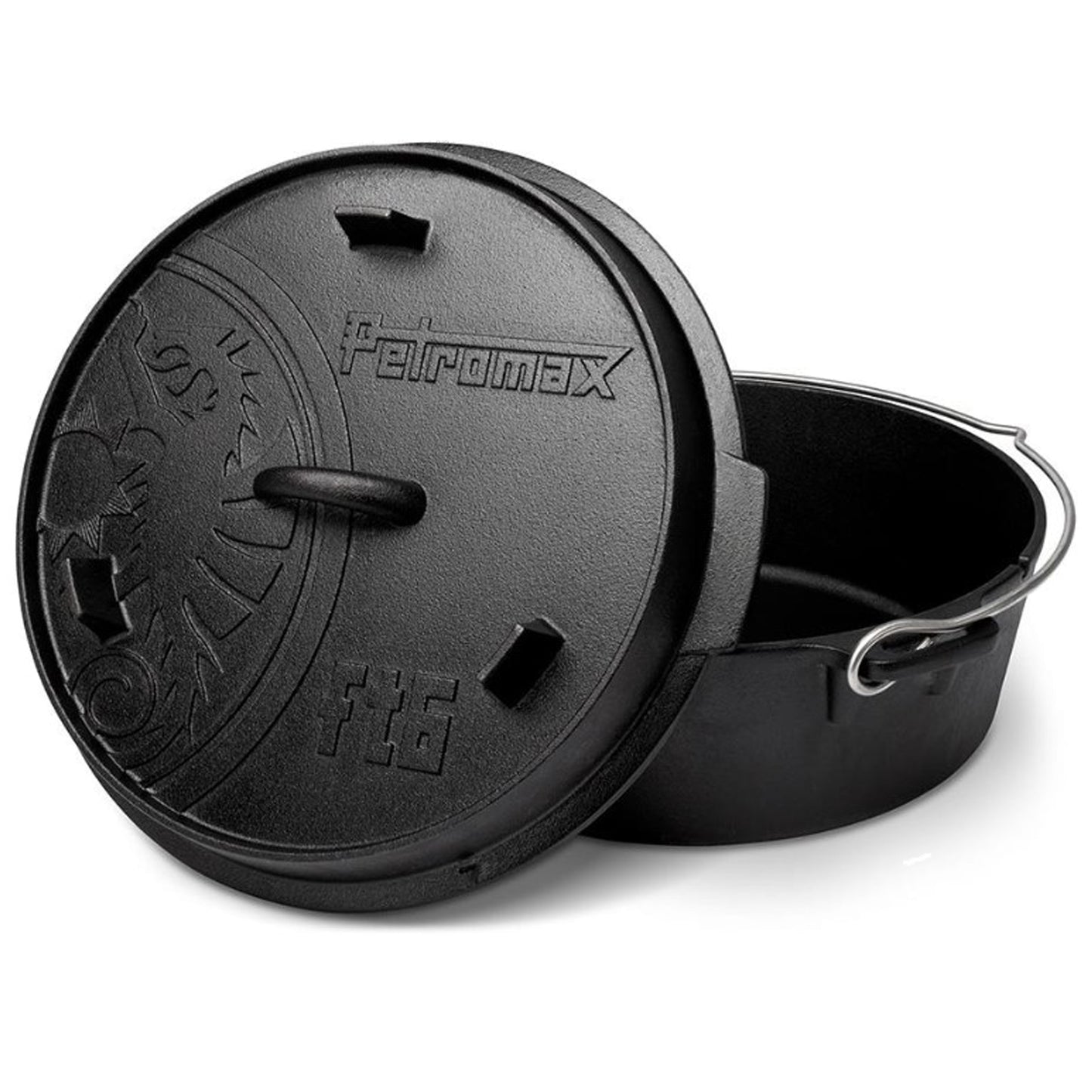 Petromax - Marmite en fonte avec surface plane - ft6-t (sans pieds)