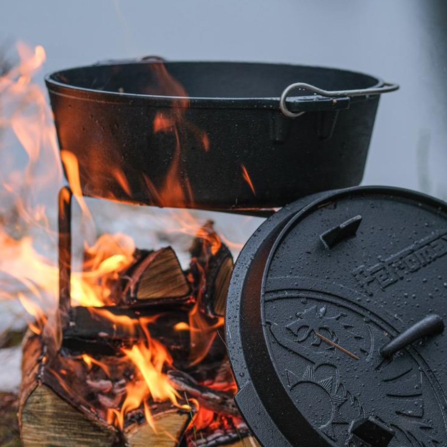 Petromax - Marmite en fonte avec surface plane - ft6-t (sans pieds)