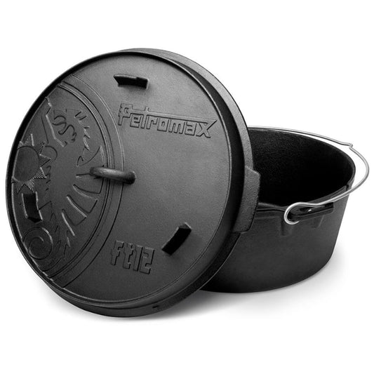 Petromax - Marmite en fonte avec surface plane - ft12-t (sans pieds)