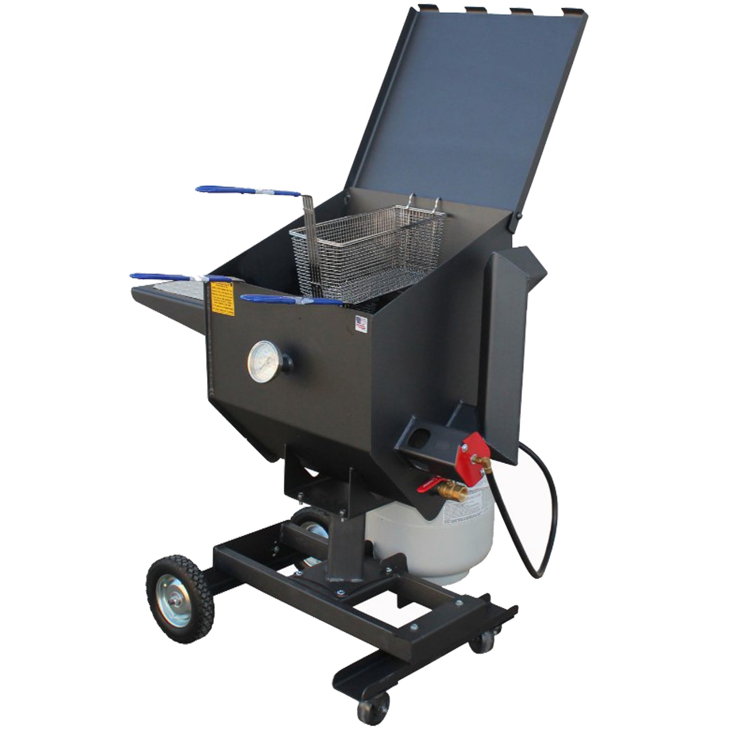 R&V Works - Friteuse 8.5 gallons avec chariot