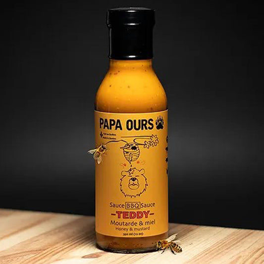 Papa Ours - Sauce BBQ - Teddy - Moutarde & Miel