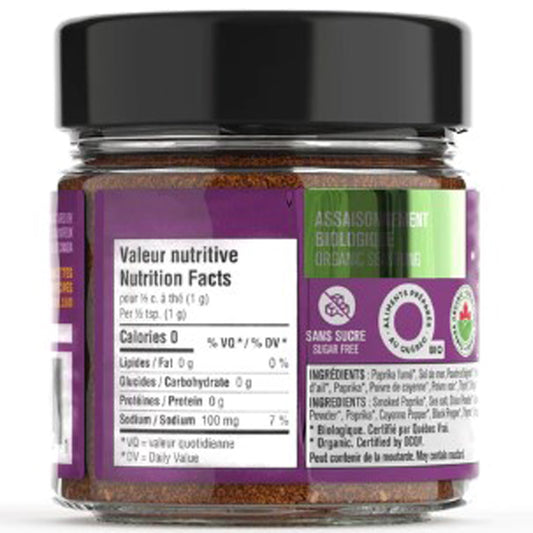 Les Savoureux assaisonnements - Assaisonnement biologique - Cajun