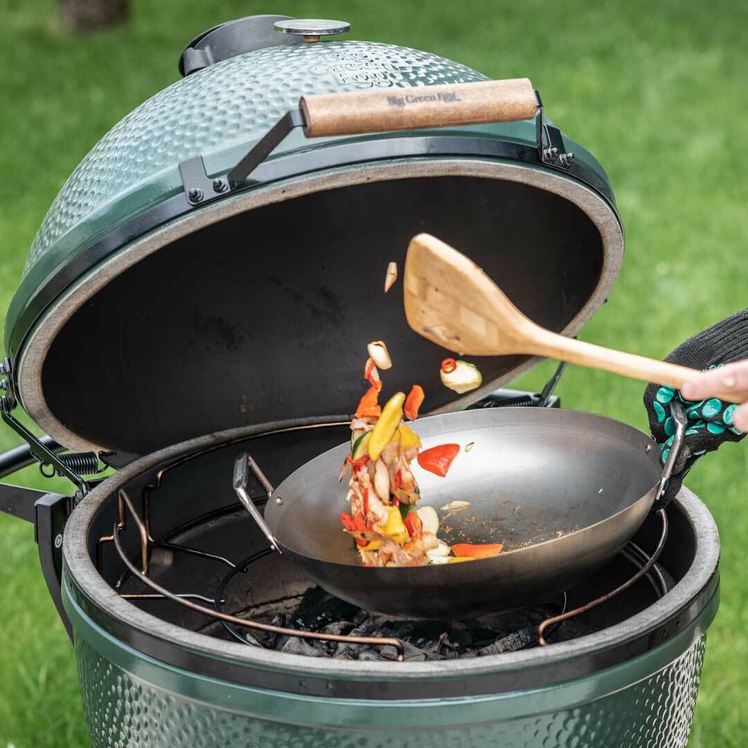 Big Green Egg - Wok en Acier Carbone