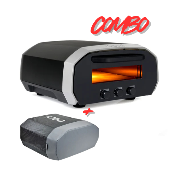 Ooni - Combo Four à pizza électrique Volt 12 et sa housse de protection