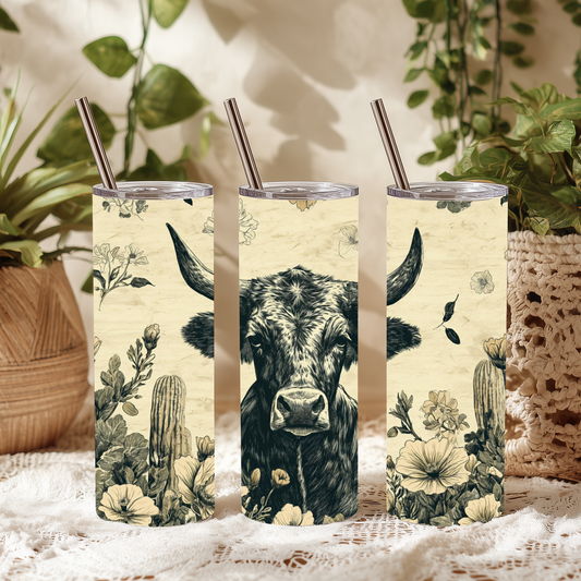 Inspiration Western - Tasse isotherme - Vache Highland des prairies