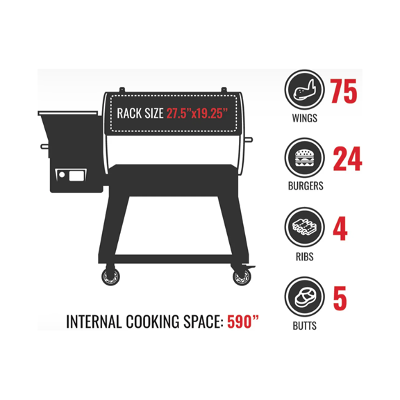 Recteq - Barbecue aux granules Deck Boss 590