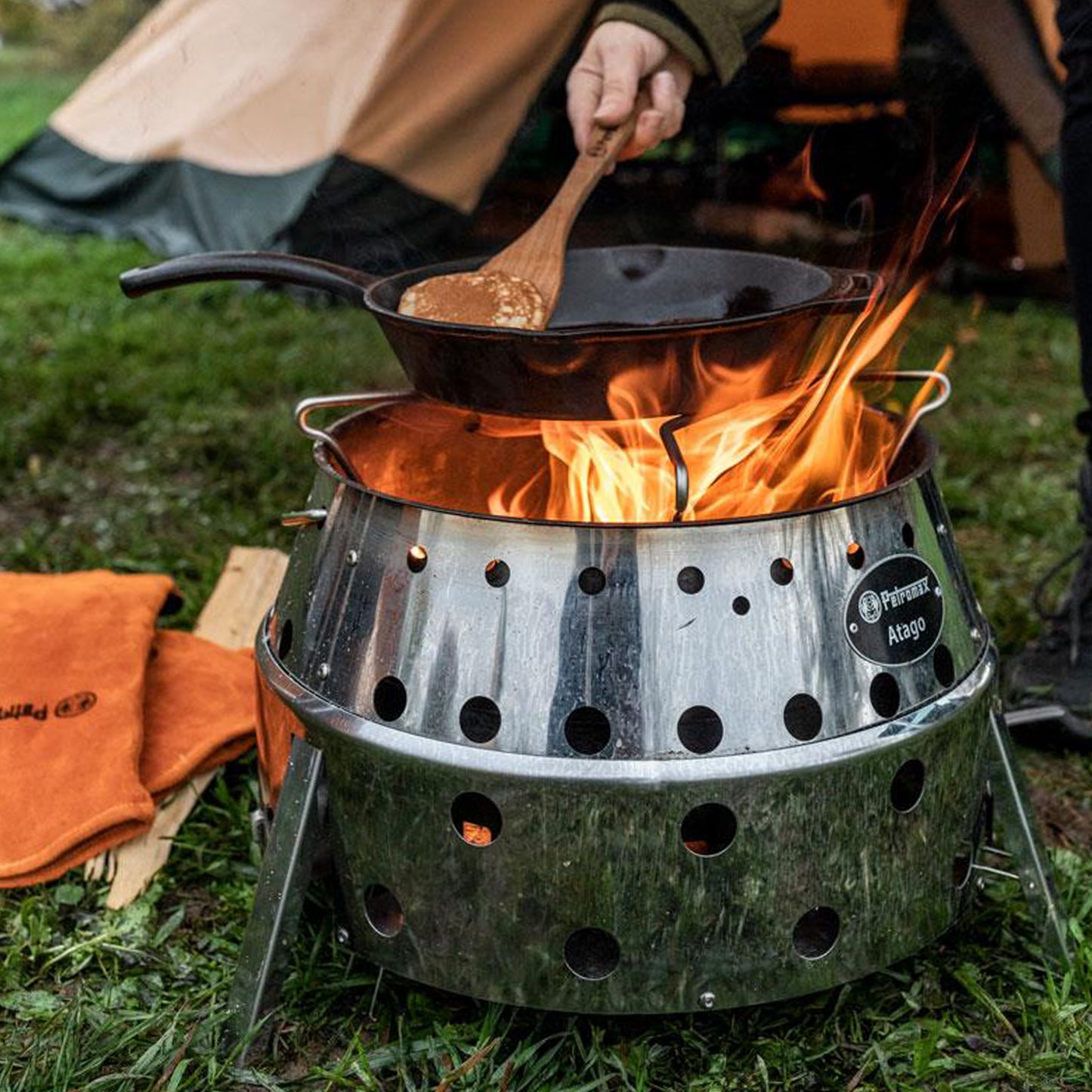 Petromax - Poêle de fonte fp25 avec un manche