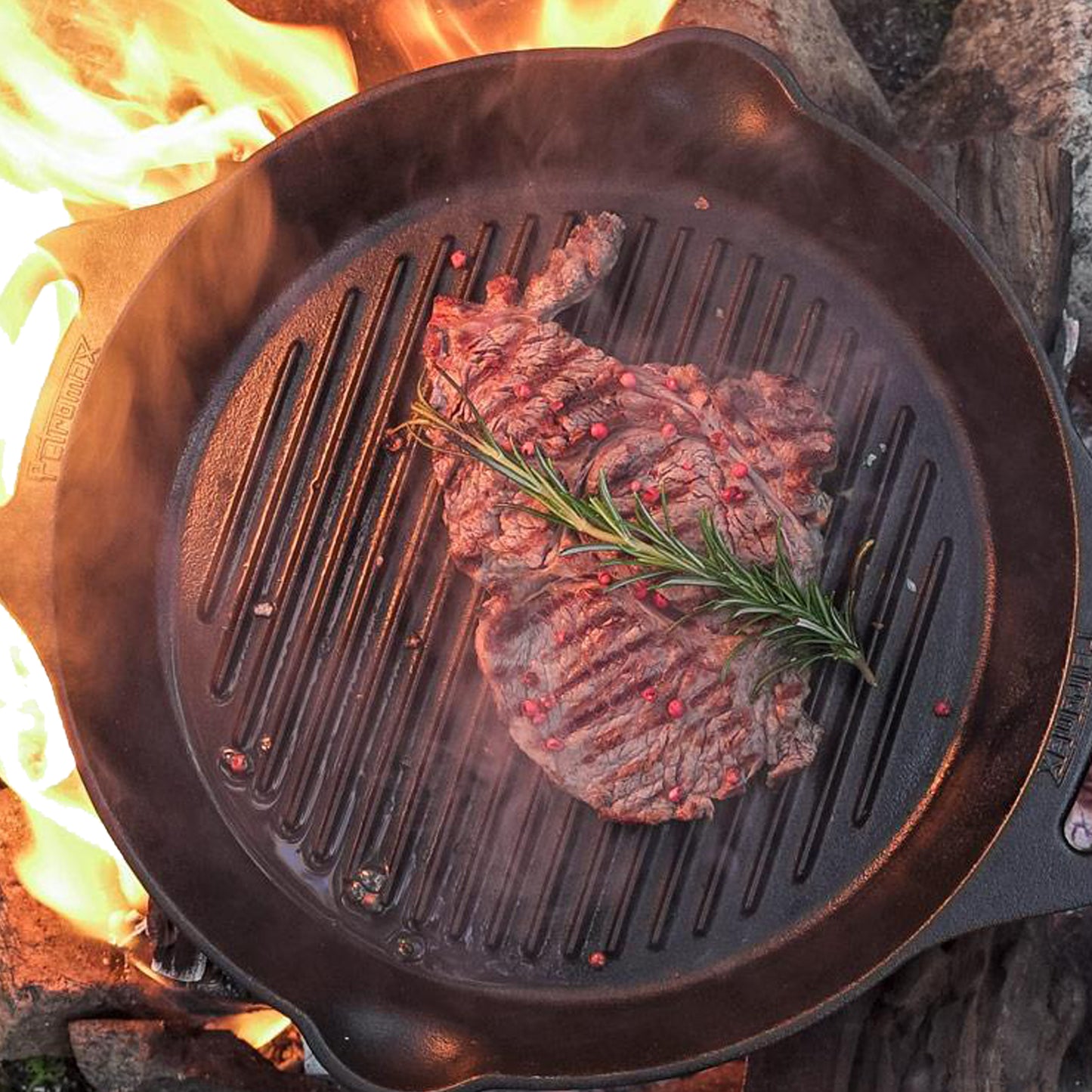 Petromax - Poêle de fonte à griller GP30H avec anses