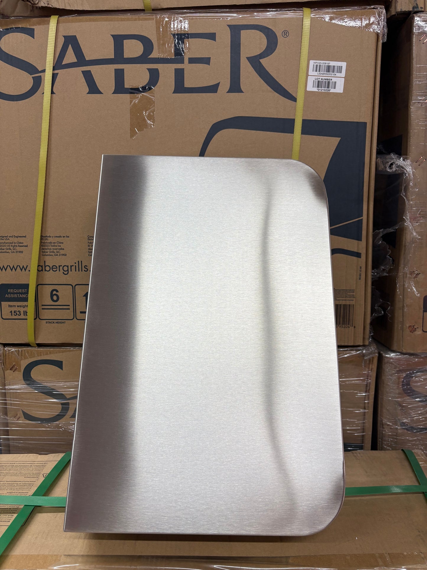 Saber - Tablette de droite stainless