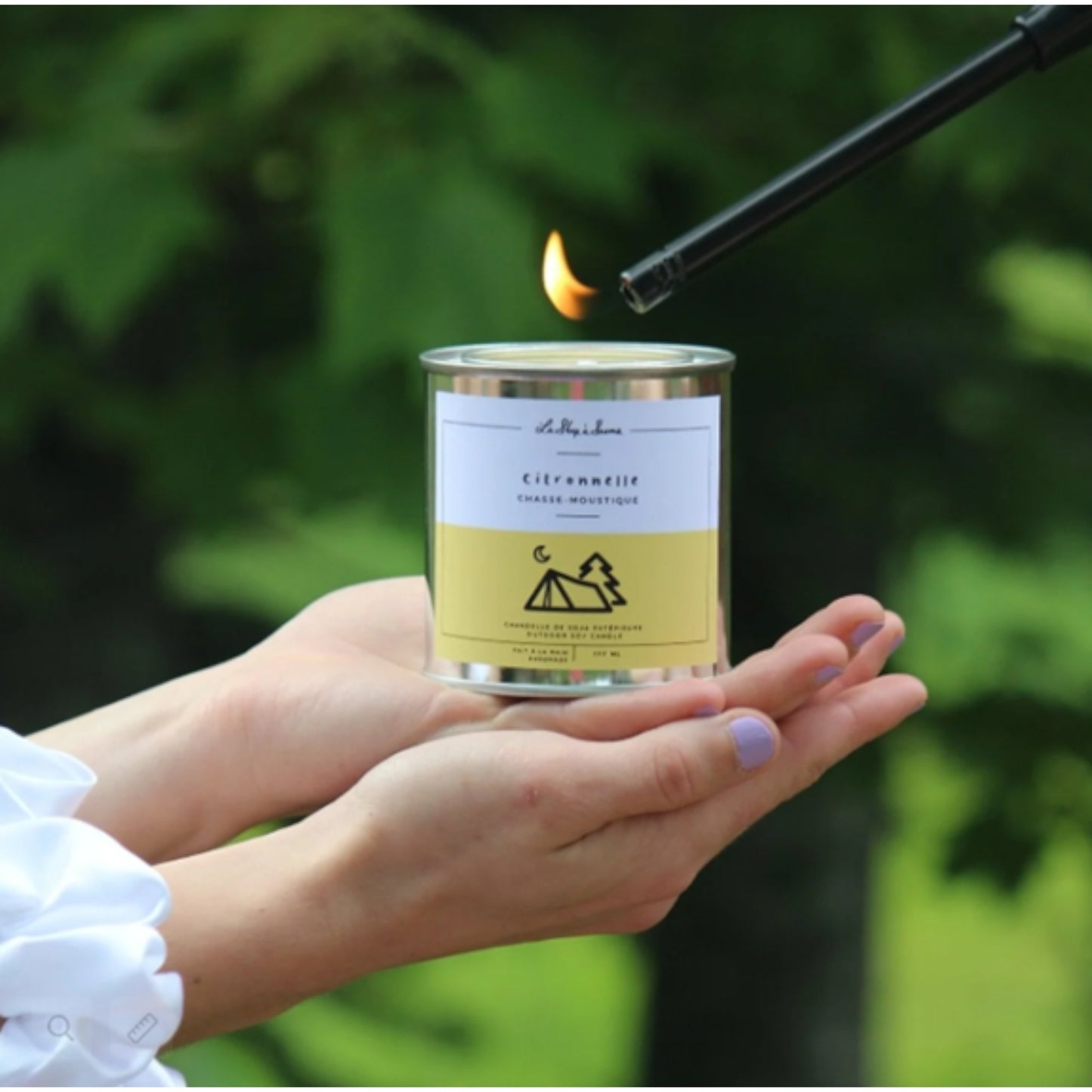 La Shop à Savons - Chandelle de soya Citronnelle