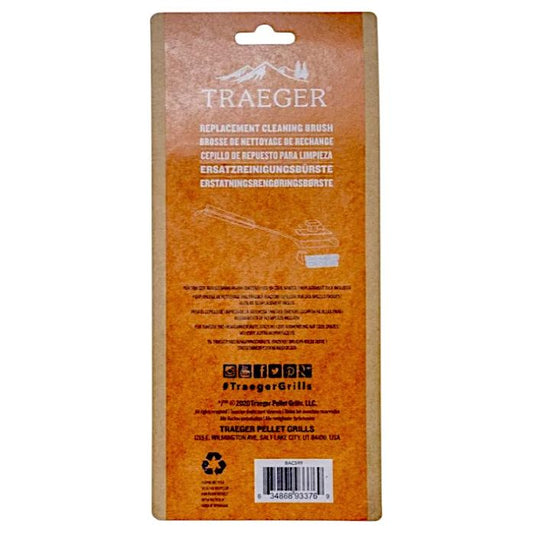 Traeger - Ensemble de 2 têtes de rechange pour brosse de nettoyage
