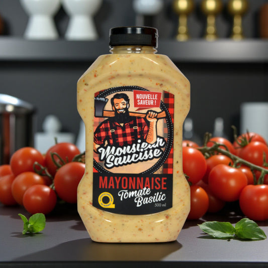 Monsieur Saucisse - Mayonnaise Tomates Basilic