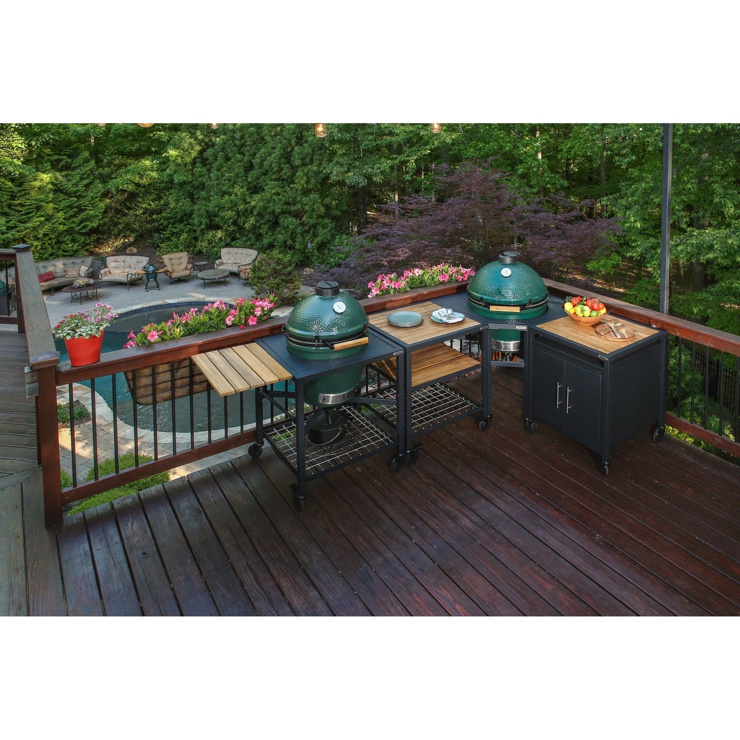 Big Green Egg - Unité de coin - Système Modulaire pour œuf Extra-Large