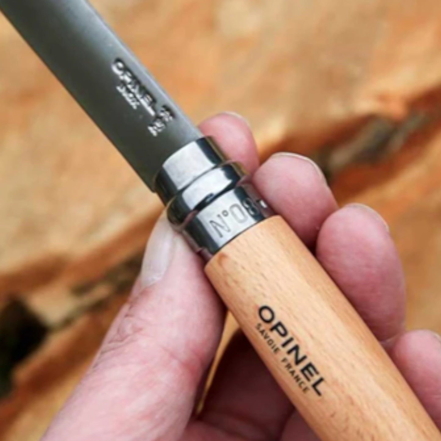 Opinel - Blister Tradition classique Acier No 8 (hêtre)