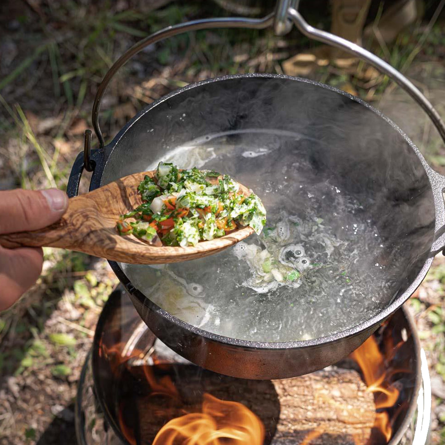 Petromax -  Bol plat 23 cm bois d'olivier