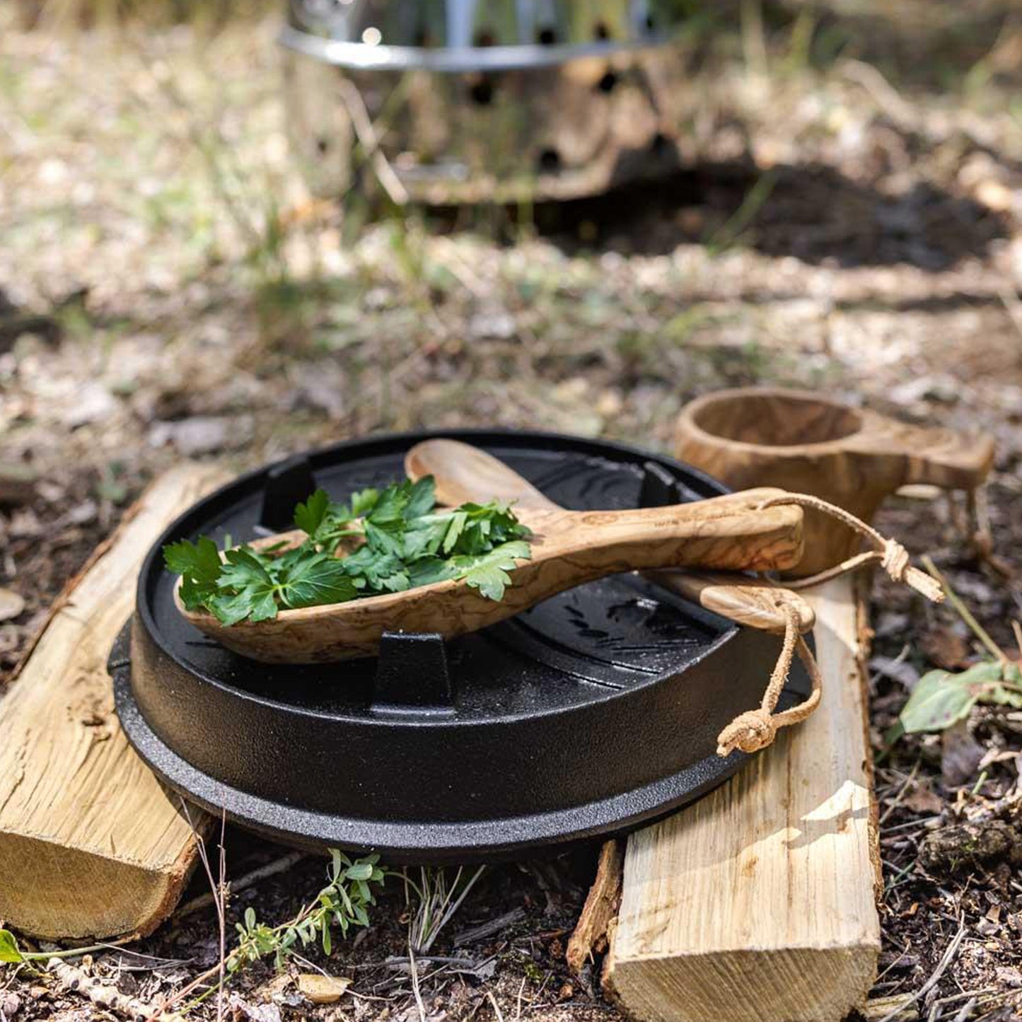 Petromax -  Cuillère Petromax en bois d'olivier