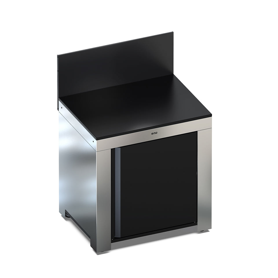 Eno - Module MODULO standard en acier inoxydable et noir