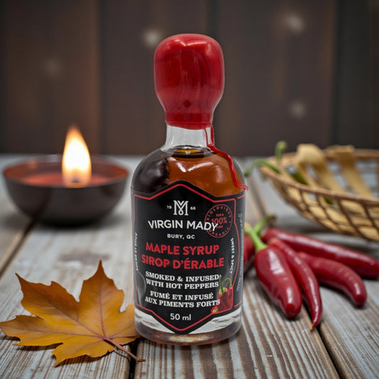 Virgin Mady - Sirop d'érable Fumé et infusé aux piments forts