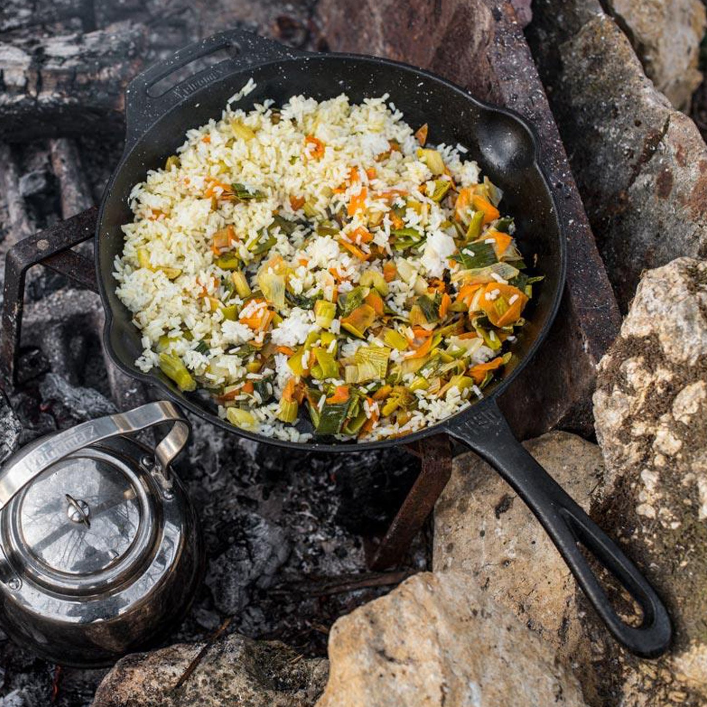 Petromax - Poêle de fonte fp30 avec un manche