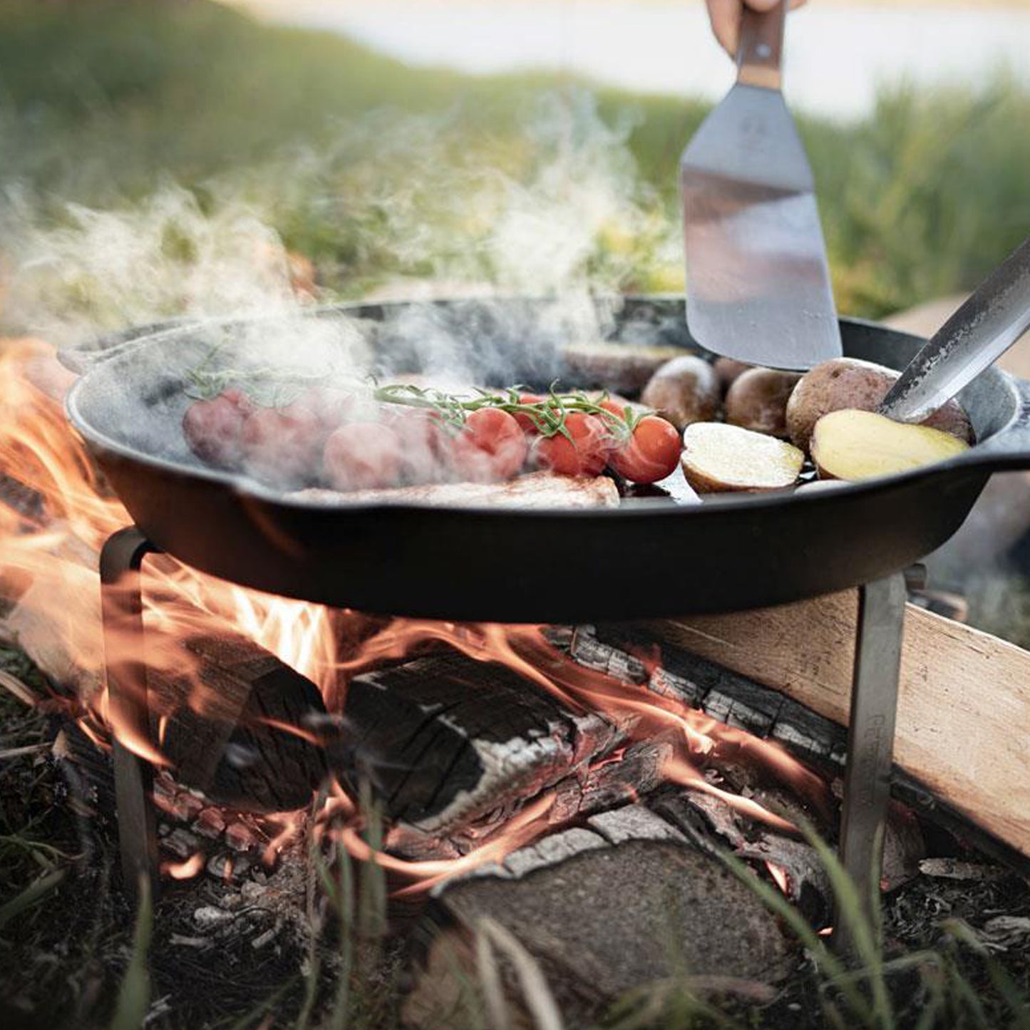 Petromax - Trépied pour feu repliable