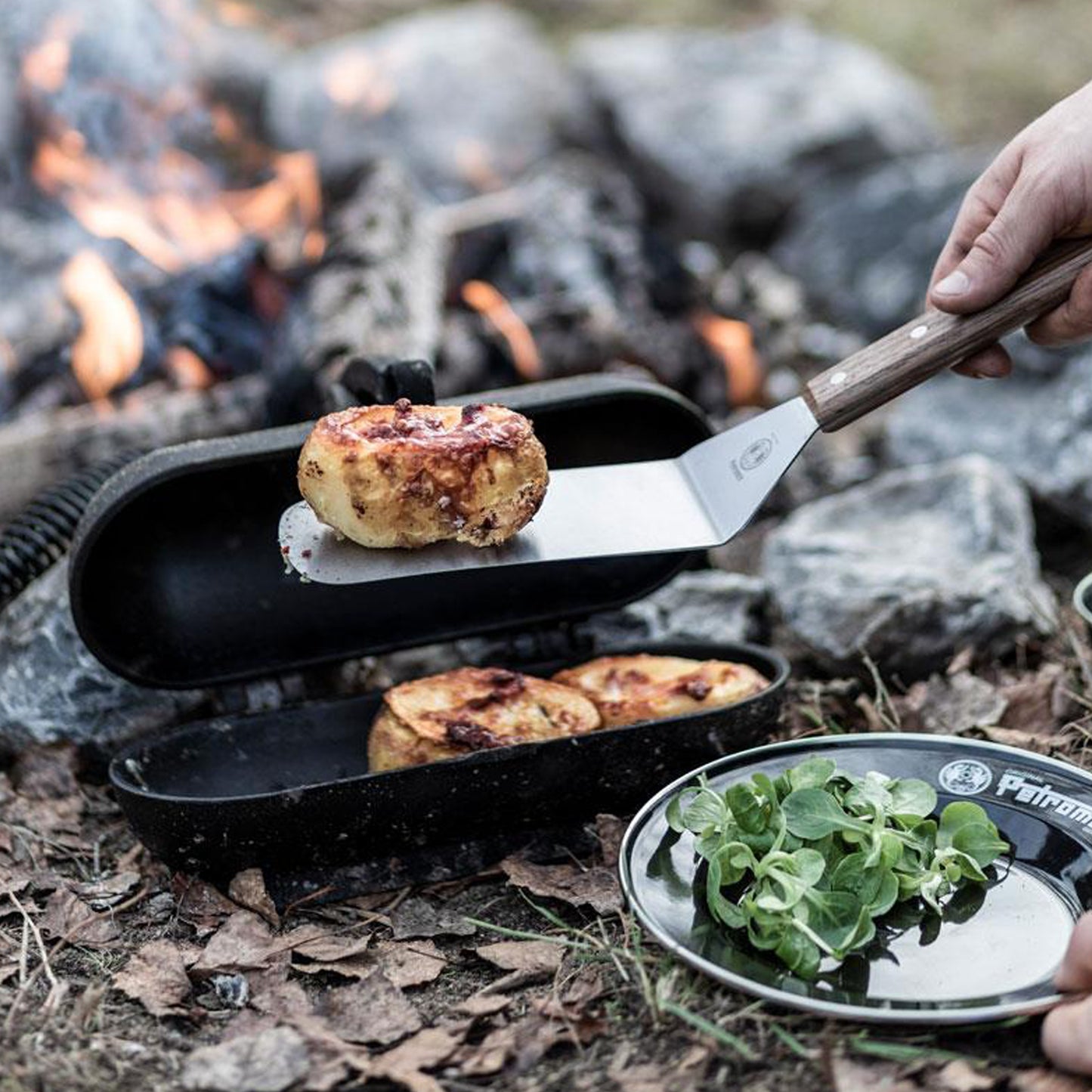 Petromax - Spatule flexible avec manche long