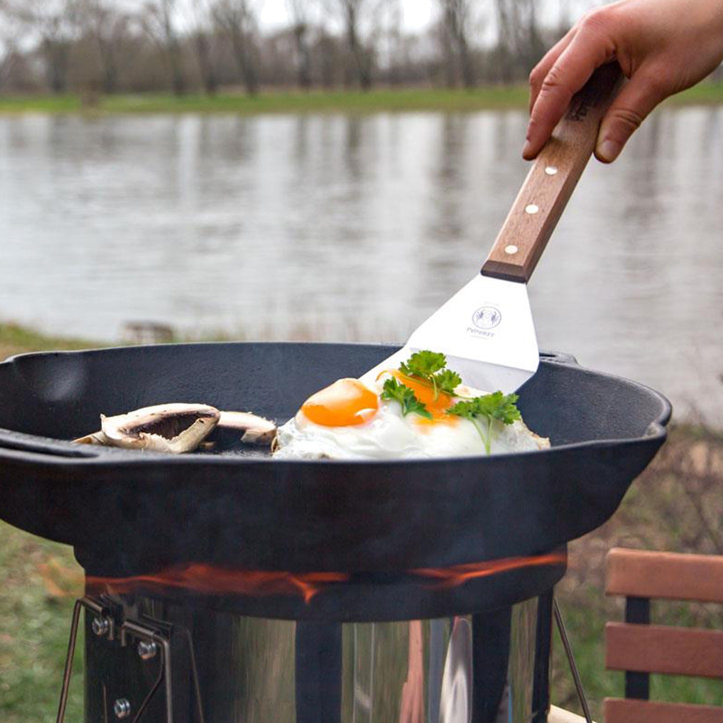 Petromax - Spatule flexible avec manche long