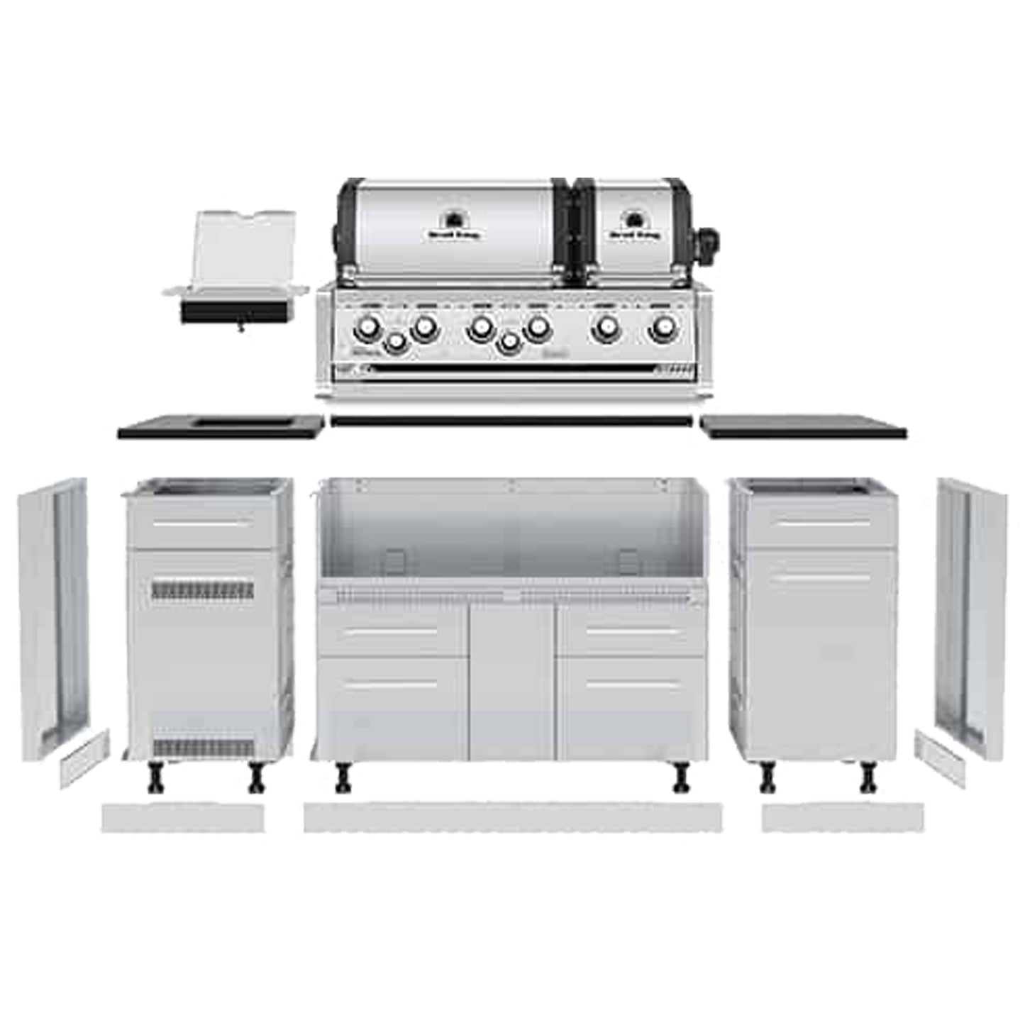 Broil King - Barbecue au propane encastré Imperial S 690 Built-in