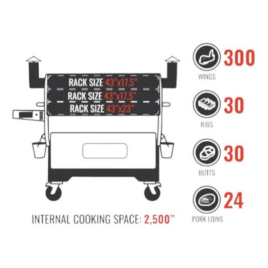 Recteq - Barbecue aux granules RT-2500 BFG