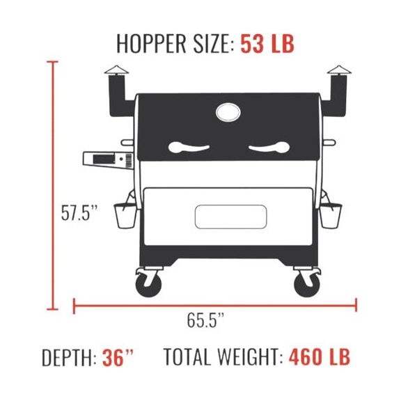 Recteq - Barbecue aux granules RT-2500 BFG