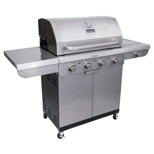 BBQ Saber Select 4 brûleurs acier inoxydable — vue de face