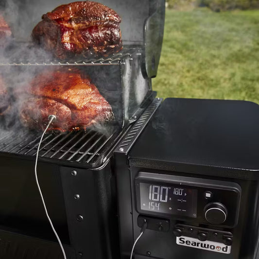 Weber - Barbecue à granules de bois Searwood XL 600 Noir