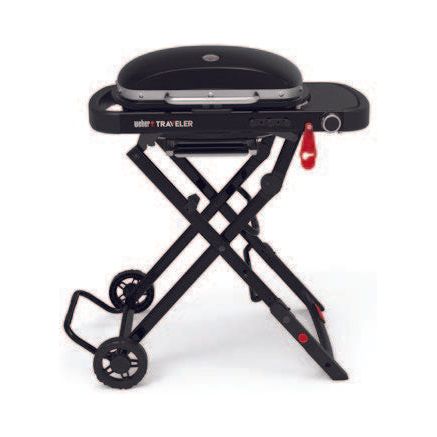 Weber - Barbecue au gaz Traveler compact Noir