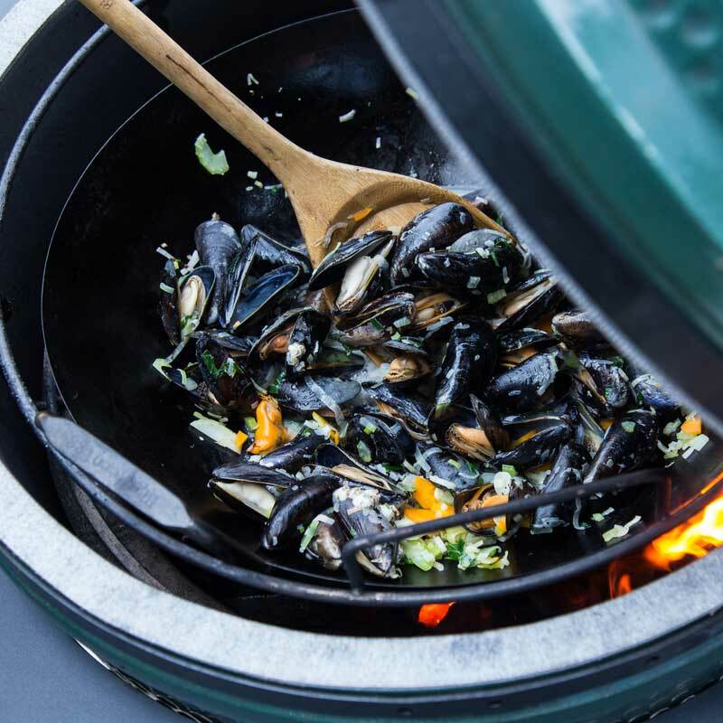 Big Green Egg - Wok en Acier Carbone