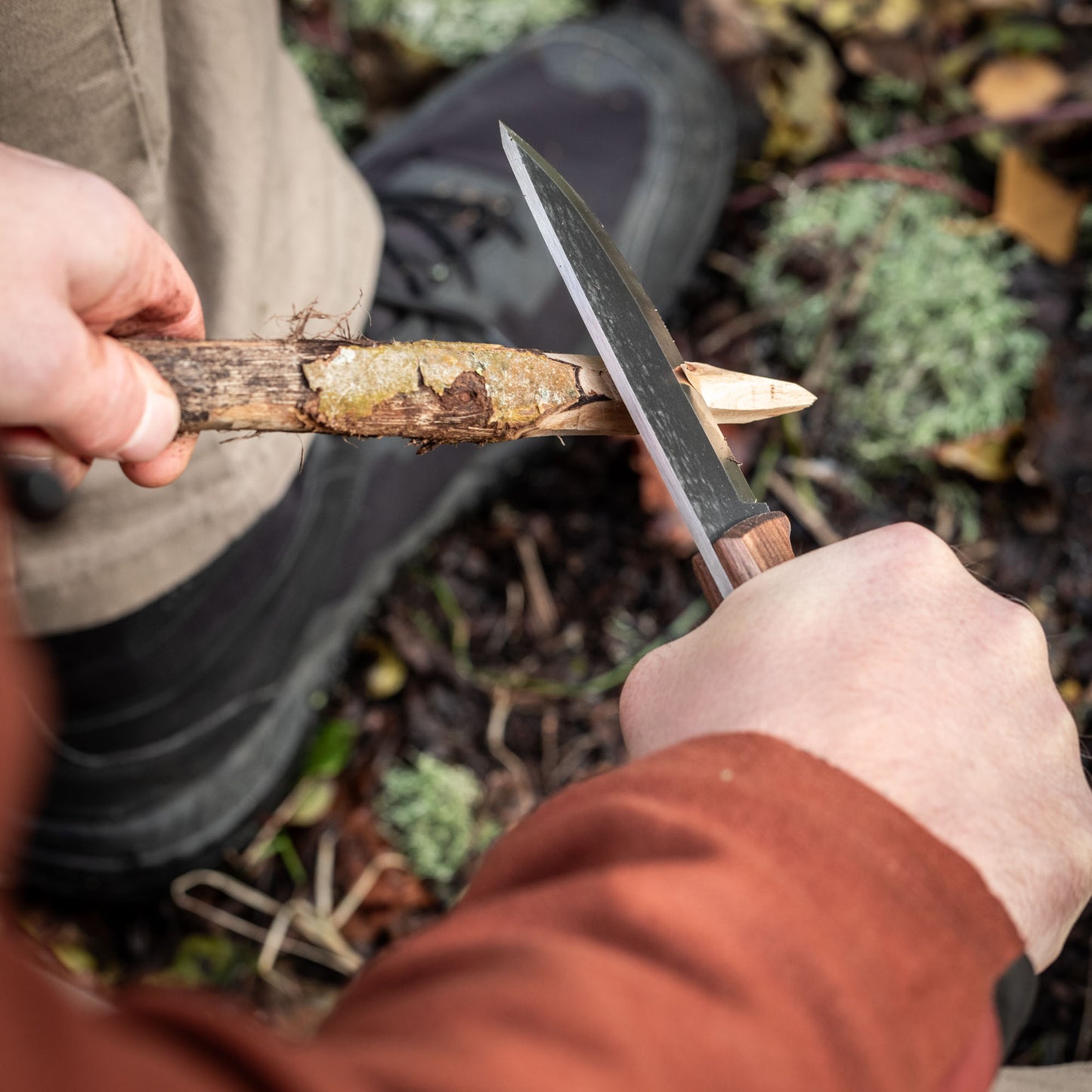 Petromax - Couteau bushcraft 10 cm avec étui