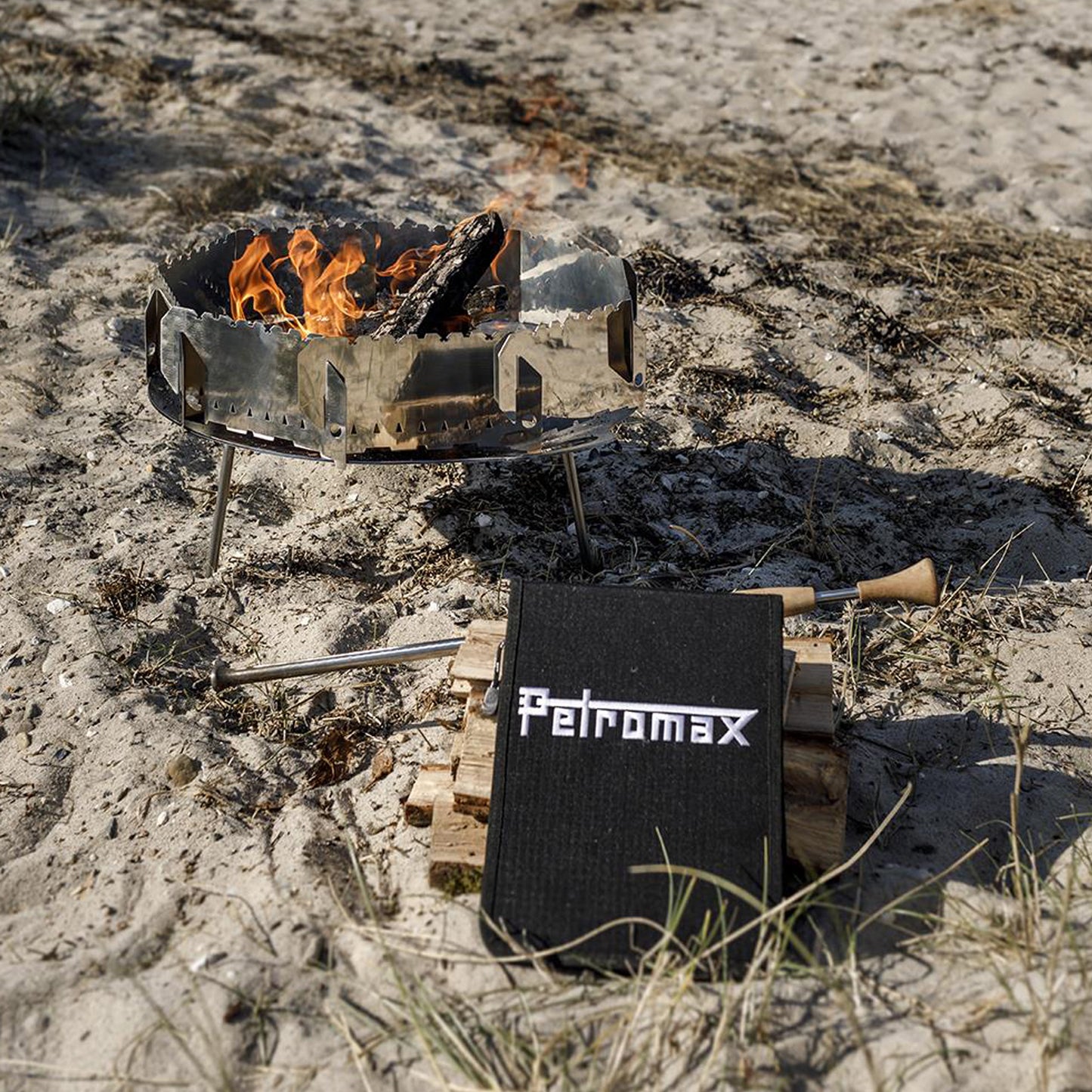 Petromax - Pare-vent pliable pour feux de camps (foyers)