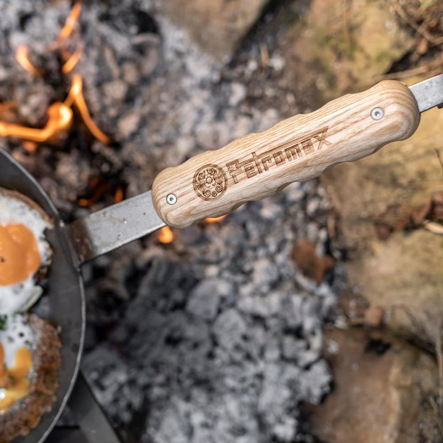 Petromax - Manche en bois Petromax pour poêles en fer forgé