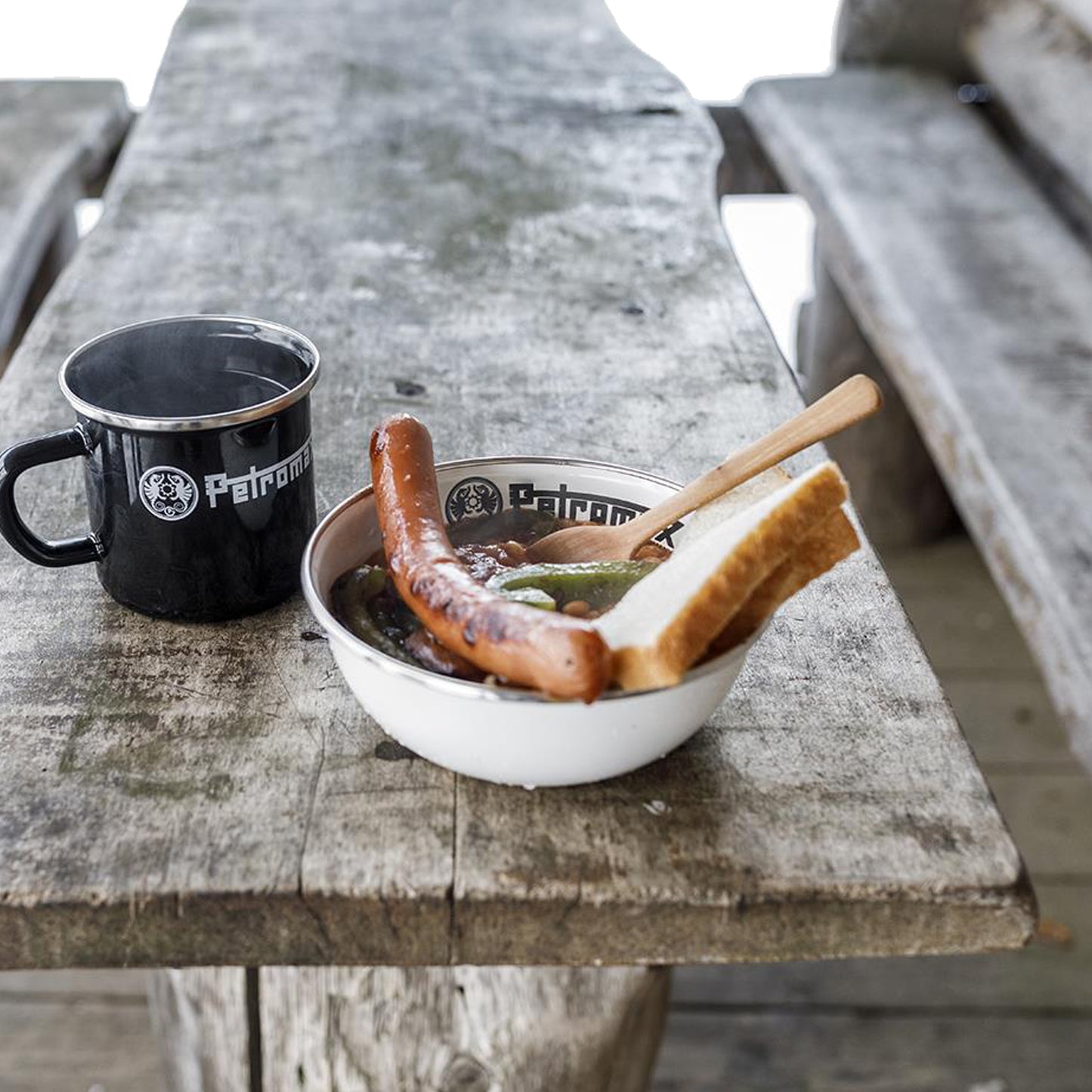 Petromax - Bols en émail blanc (ensemble de 2)