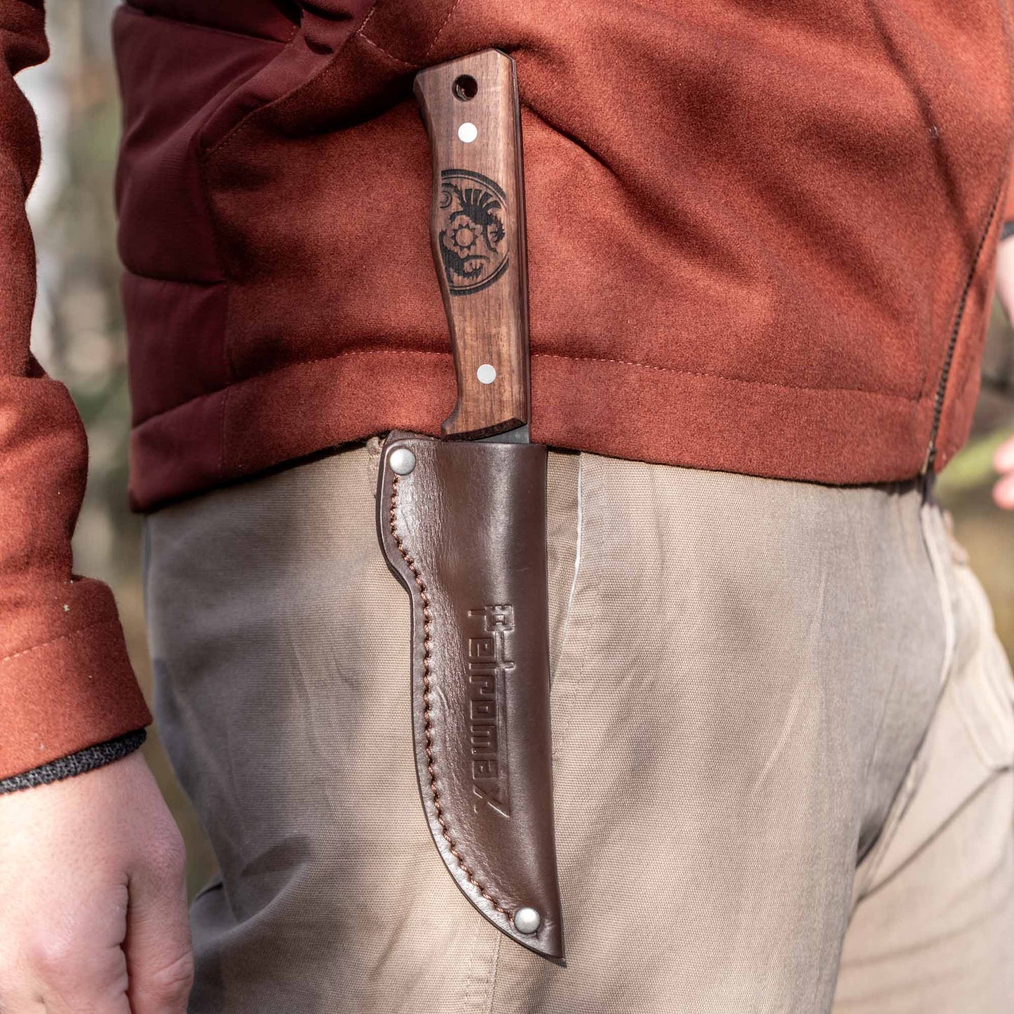 Petromax - Couteau bushcraft 10 cm avec étui