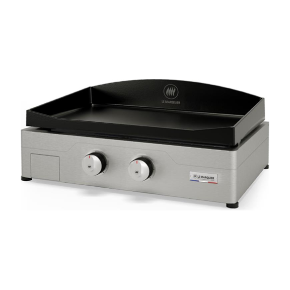 Le Marquier - Plancha Allure 260 en acier inoxydable