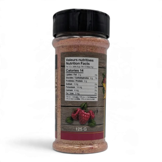 St-Zacharie - Sucre d’érable à la framboise, 125 g