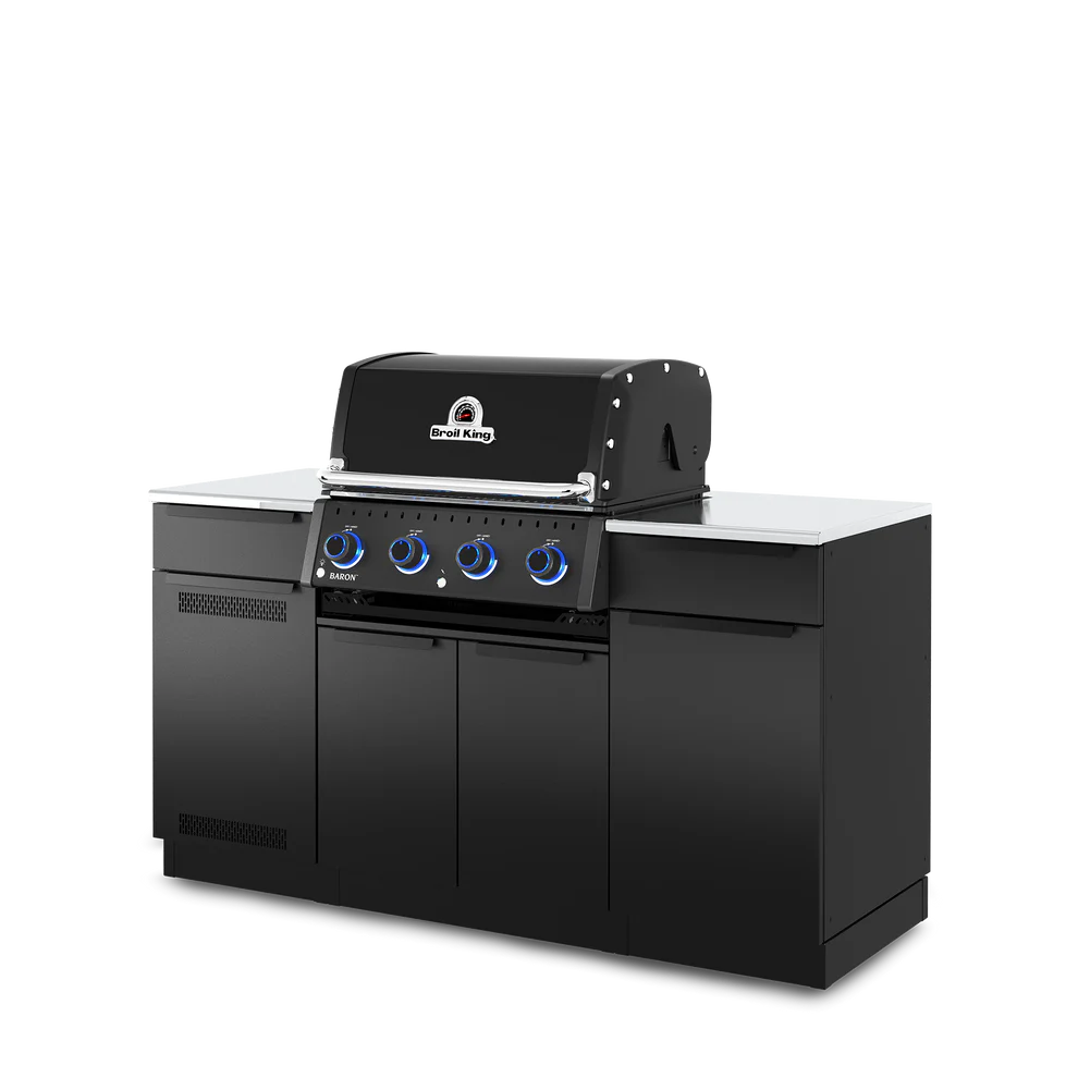 Broil King – Baron 420I Island Shadow Cuisine extérieure complète