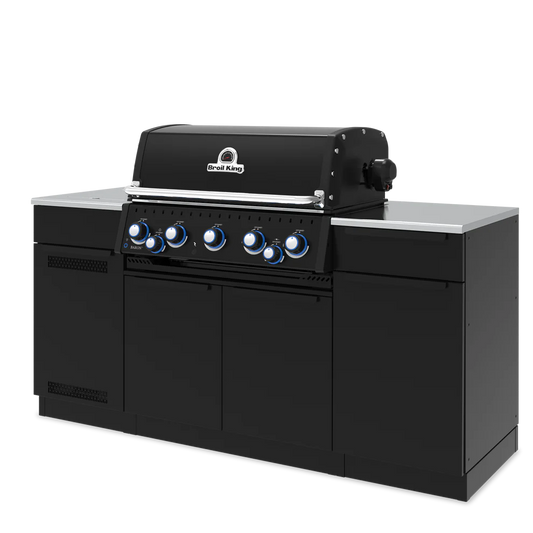 Broil King – Baron 590I Island Shadow Cuisine extérieure complète