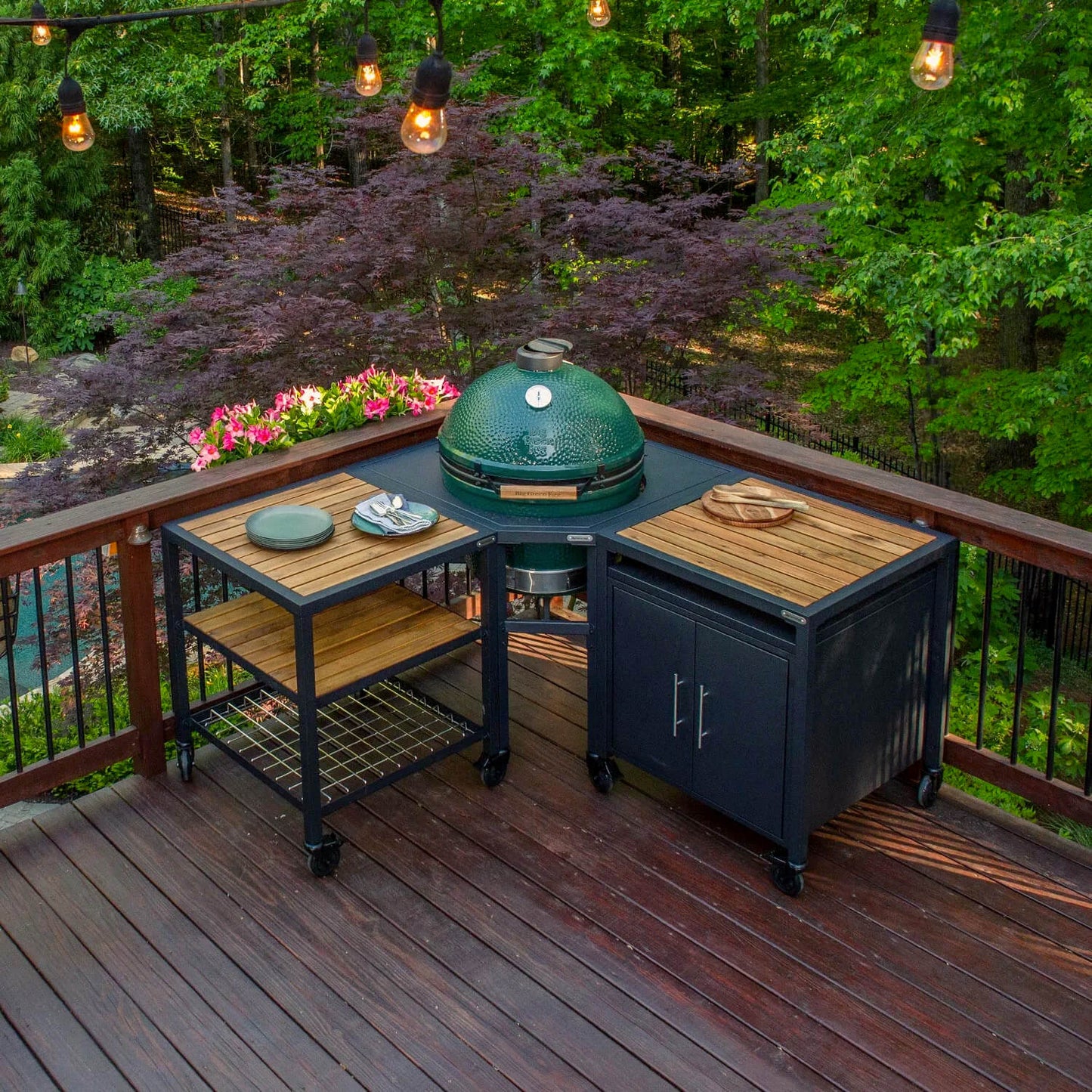 Big Green Egg - Unité de coin - Système Modulaire pour œuf Extra-Large