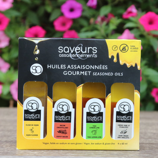 Saveurs assaisonnements - Huile assaisonnée GOURMET Boite découverte # 2