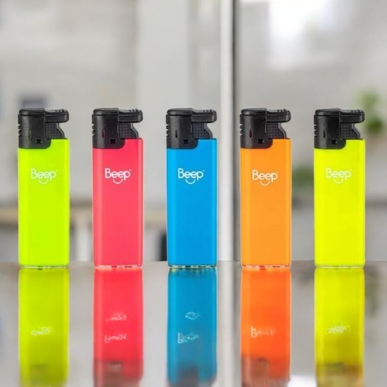 Beep- Briquet de poche (se vend à l'unité / 5 coloris disponibles)