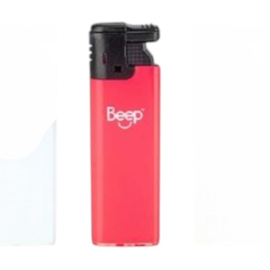 Beep- Briquet de poche (se vend à l'unité / 5 coloris disponibles)