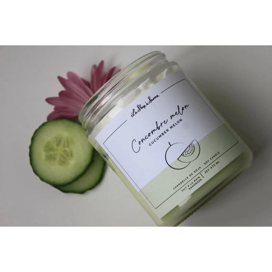 La Shop à Savons - Chandelle de soya Cocombre Melon