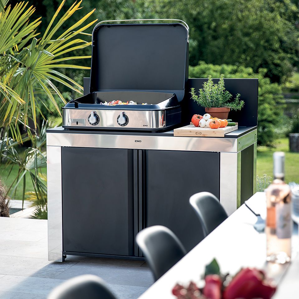 Eno - Couvercle ENOSIGN 65 cm Noir et Inox